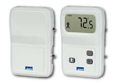 Wall Plate Temperature Sensor with Optional Override Pushbutton - BAPI